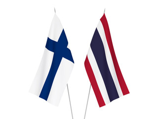 Thailand and Finland flags