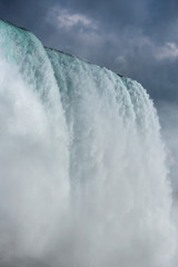 Niagara Falls closeup, Landscape view.
