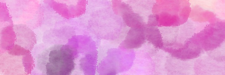 abstract futuristic clouds banner plum, medium orchid and orchid background with space for text or image