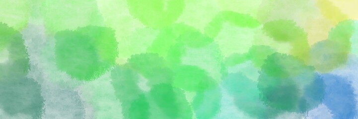 abstract futuristic sparkle banner light green, pale green and medium sea green background with space for text or image