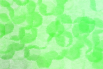 square graphic with shiny circles pale green, light green and tea green background with space for text or image