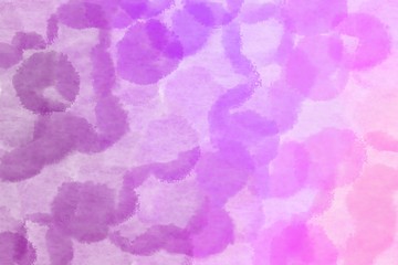 square graphic with round clouds plum, orchid and pastel pink background with space for text or image