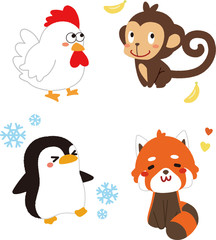 動物のイラスト