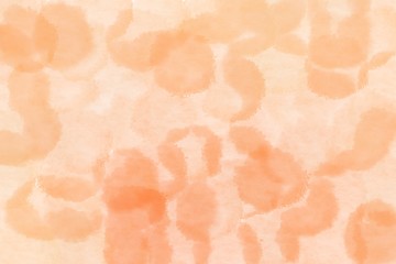 square graphic with shiny circles skin, light salmon and sandy brown background with space for text or image