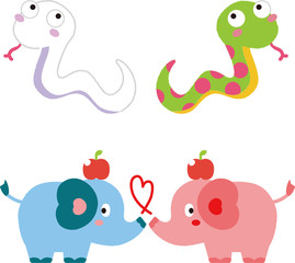 動物のイラスト