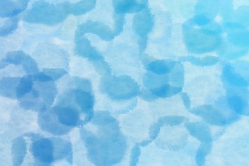 abstract round clouds baby blue, light blue and corn flower blue background with space for text or image