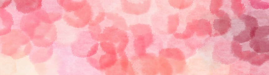 square graphic with confetti style wide banner. pastel magenta, light pink and light coral background with space for text or image