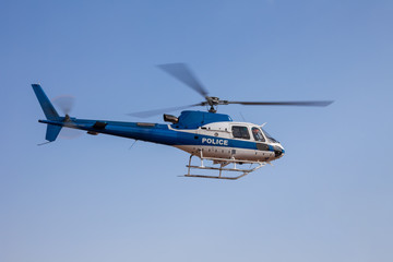Fototapeta na wymiar Police helicopter