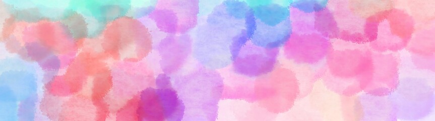 Obraz premium abstract magic sparkle wide banner. plum, thistle and sky blue background with space for text or image