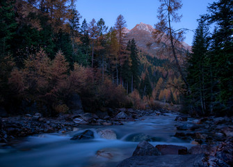 Creek in Tirolean Aplps in Austria