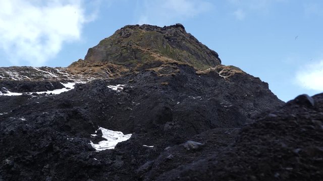 Revealing Mountain At Black Sand In Iceland 1