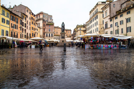 Campo de Fiori in Rome, maybe its best market place