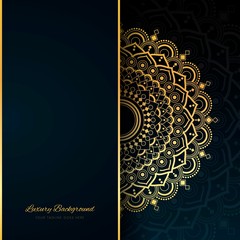BLACK AND GOLD GREETING CARD