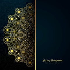 BLACK AND GOLD GREETING CARD