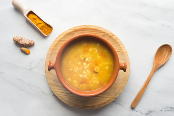 Typical indian soup