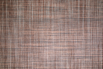 Brown fabric texture background. Detail of canvas textile material