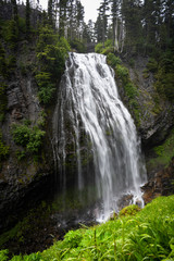 Fototapeta na wymiar Narada Falls in Mount Rainier National Park, Washington, United States.