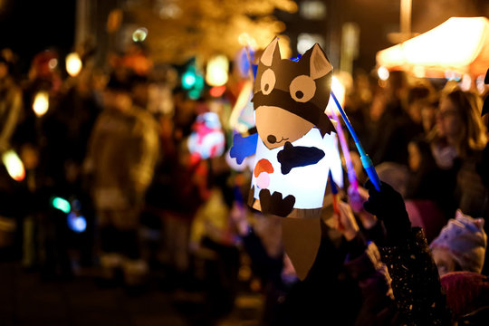 Laterne beim St. Martinszumzug