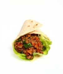Asian Beef Tortilla
