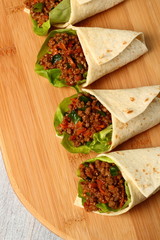 Asian Beef Tortilla