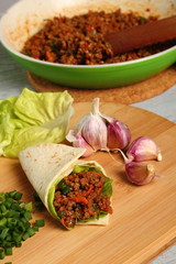 Asian Beef Tortilla