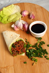 Asian Beef Tortilla