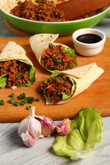 Asian Beef Tortilla