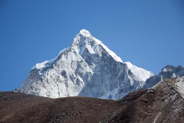 Crédence de cuisine en verre imprimé Makalu Mt. Makalu - N ° 5 la plus haute montagne de l& 39 Himalaya.