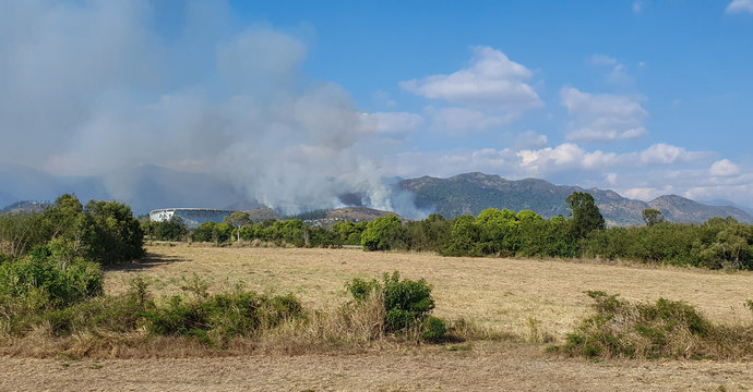 Incendie Paita nouvelle Cal&eacute;donie