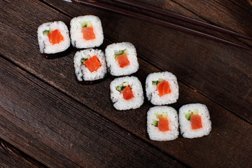 delicious sushi roles