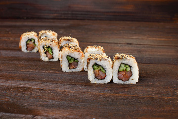 delicious sushi roles