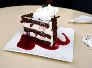 various delicious sweet food as dessert close up