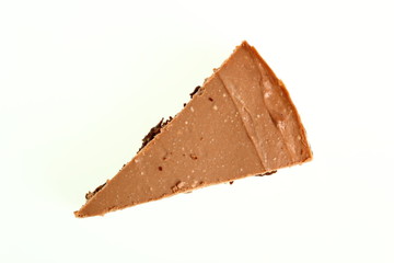 Chocolate cheesecake with raisins (curd pudding)