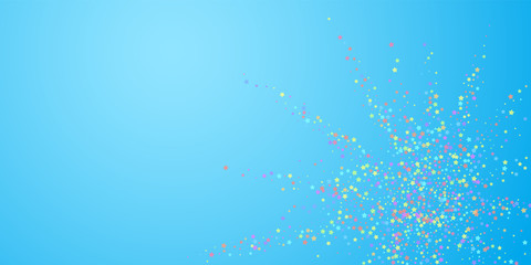 Festive confetti. Celebration stars. Colorful star