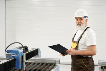 Eder engineer looking at camera and posing