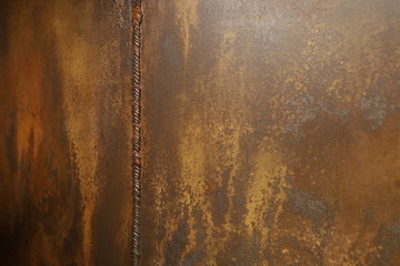 rusty background with welds