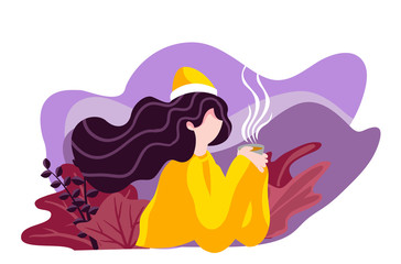 new year vibe flat illustration