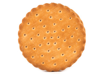 .biscuit bite on a white background