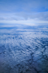 Obraz premium Clouds, a view from airplane window