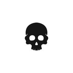 set of skull logo vector icon template illustration