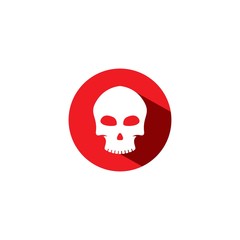 Fototapeta premium set of skull logo vector icon template illustration