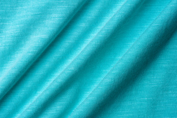 Fragment of a beautiful mint cotton fabric