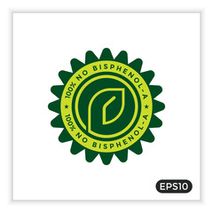 BPA-free icon (BISPHENOL-A)