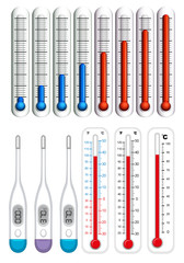 Thermometers on different scales