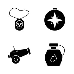 4 Simple Universal Related Color Icons