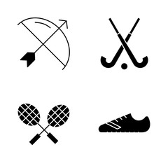 Set Of 4 Universal Icons For Mobile Application and websites