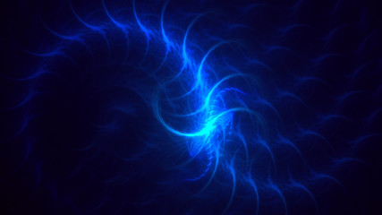 Fractal 3D rendering abstract light background