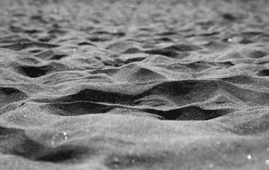 Sand of the tropical beach