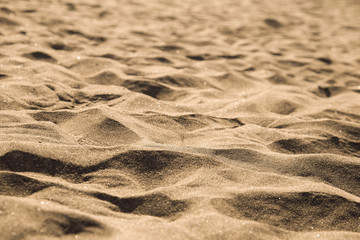 Sand of the tropical beach