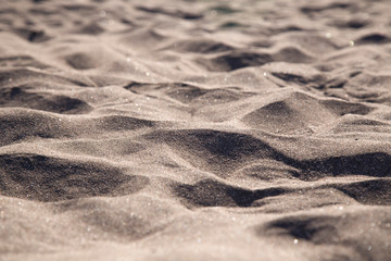 Sand of the tropical beach